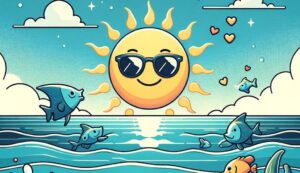 Ocean Laughs For A Cleaner World