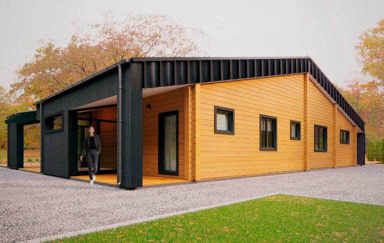 Modern Sustainable Glulam Homes