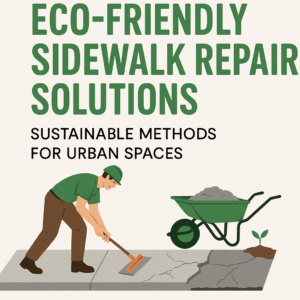 Eco Friendly Sidewalk Repair Solutions